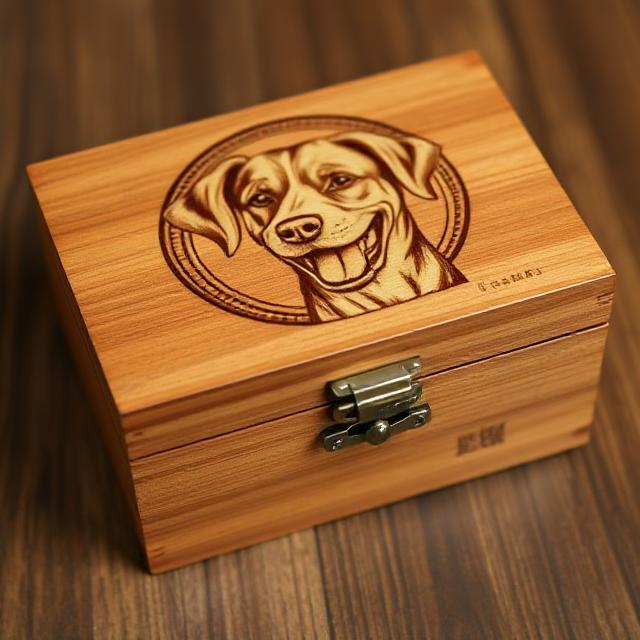 Personalized Urn for Pets with QR Code Memorial